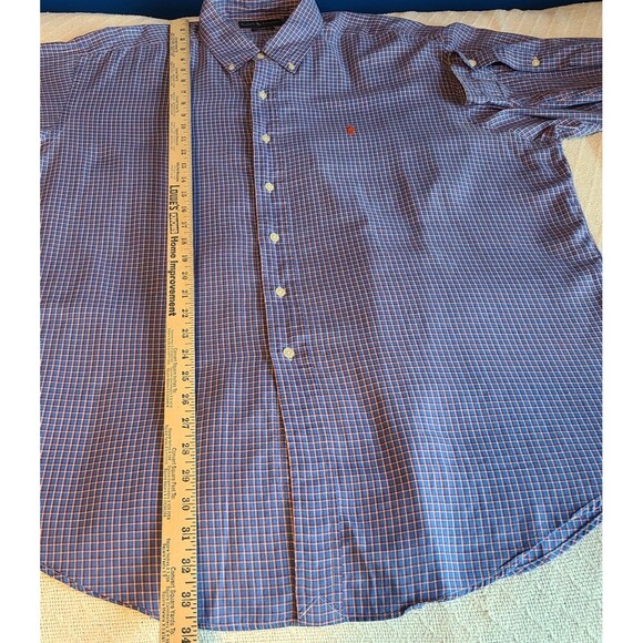 Ralph Lauren Mens XL Gingham Button Down Shirt Classic Fit Preppy Office Pony - Picture 10 of 11